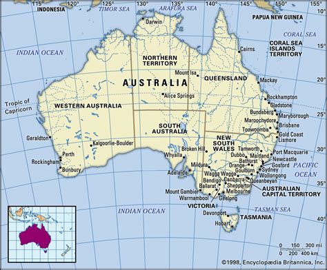 australian cities a z.